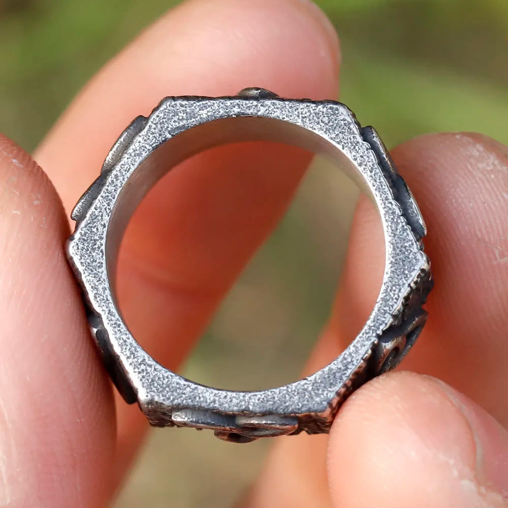 WorldNorse Triquetra Unendlichkeit Trinity Knot Siegelring