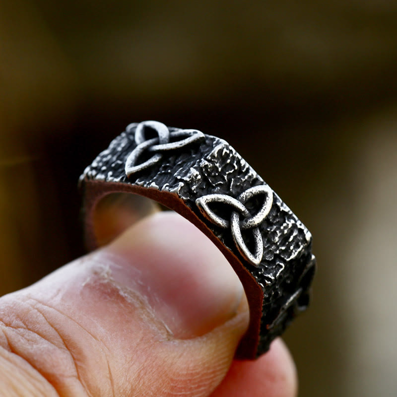 WorldNorse Triquetra Unendlichkeit Trinity Knot Siegelring