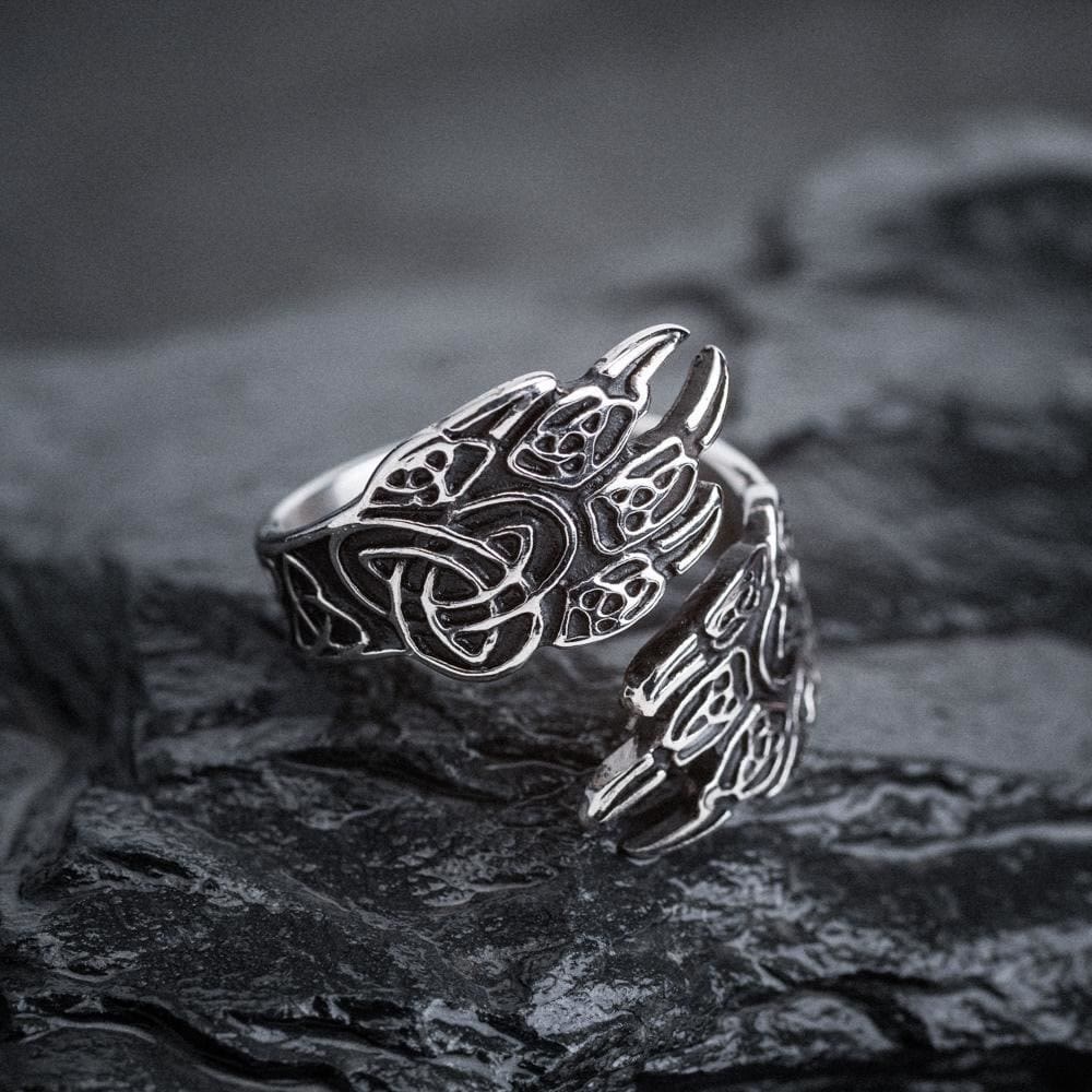 WorldNorse Wikinger Bär Öffnungsring