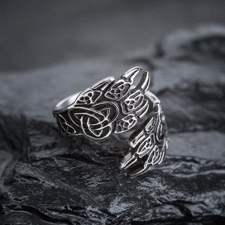 WorldNorse Wikinger Bär Öffnungsring