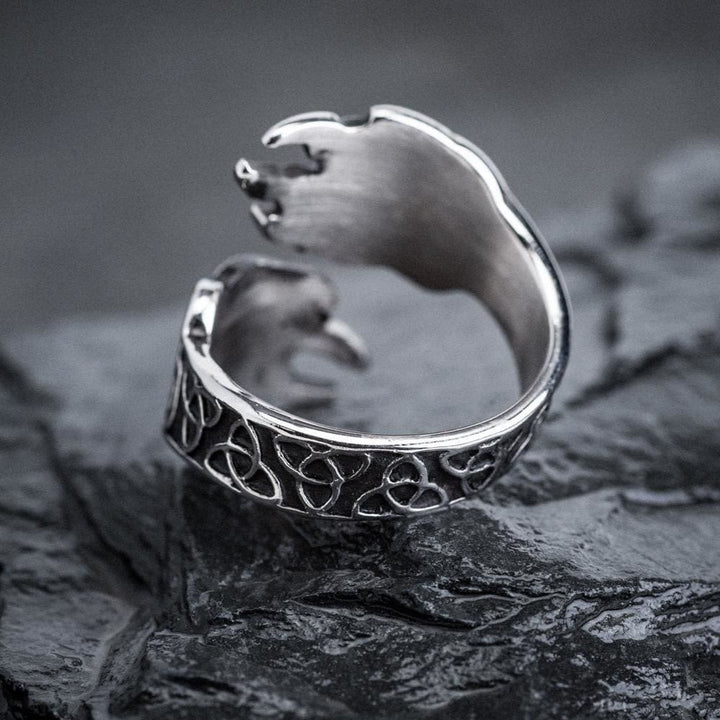 WorldNorse Wikinger Bär Öffnungsring