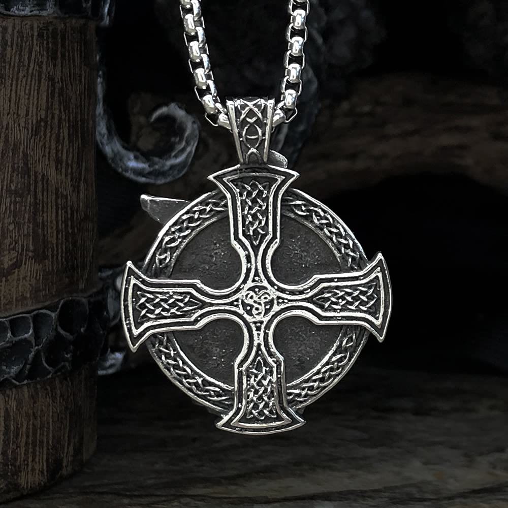 WorldNorse Odins Krieger Raven -Anhänger-Halskette