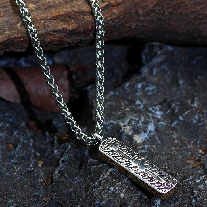 WorldNorse Die legendäre Wikinger-Halskette mit Odins Schwert