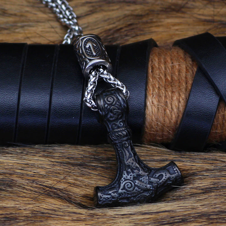 WorldNorse Viking Mjölnir Thors Hammer Halskette
