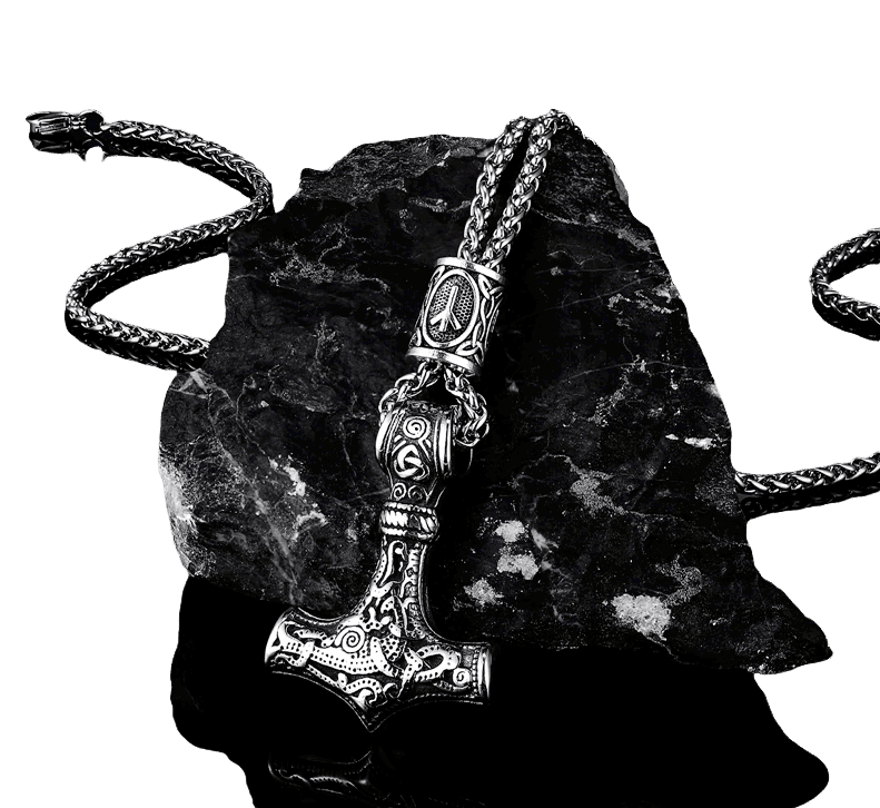 WorldNorse Viking Mjölnir Thors Hammer Halskette