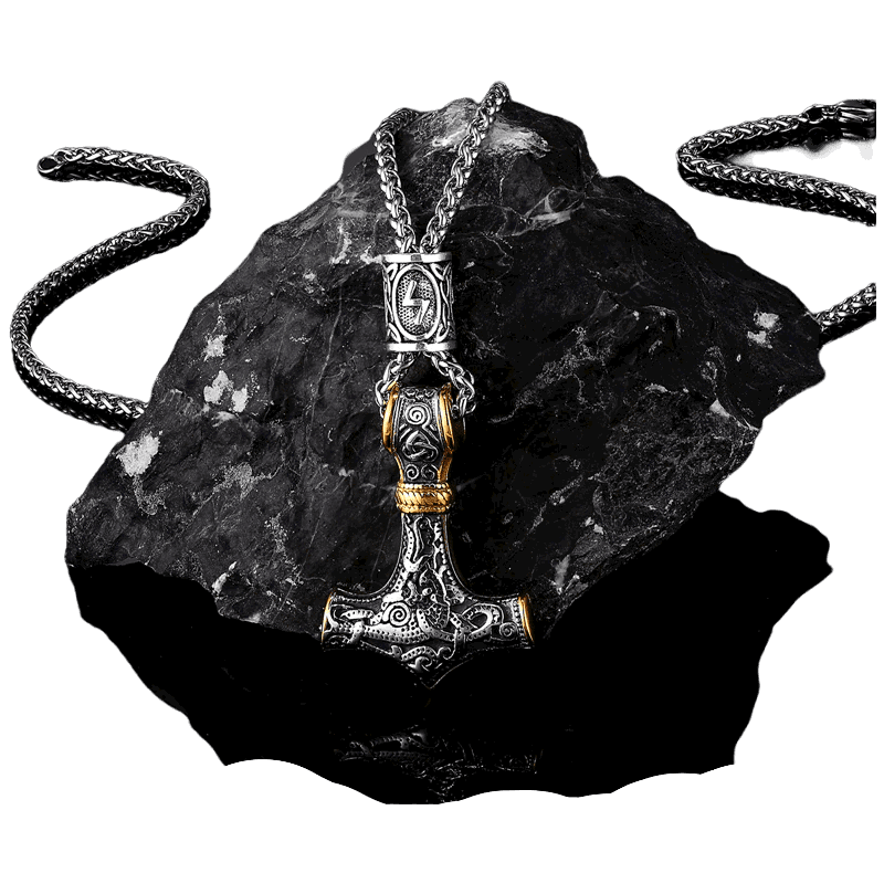 WorldNorse Viking Mjölnir Thors Hammer Halskette