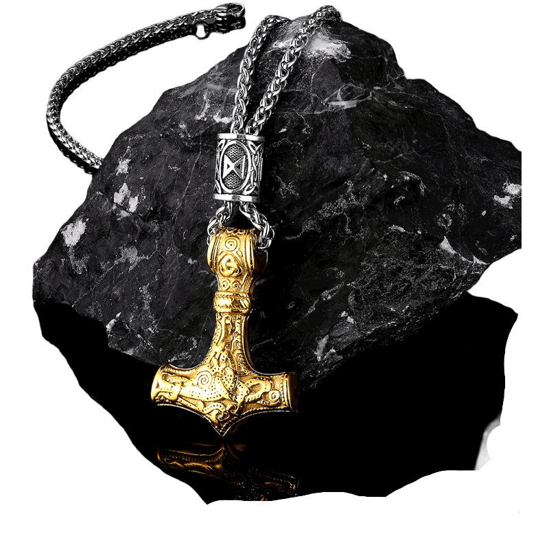 WorldNorse Viking Mjölnir Thors Hammer Halskette