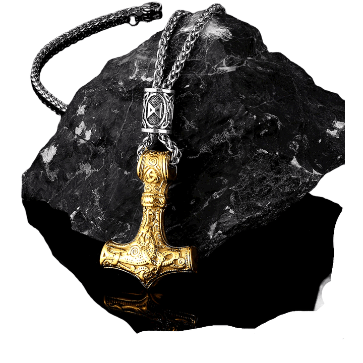 WorldNorse Viking Mjölnir Thors Hammer Halskette