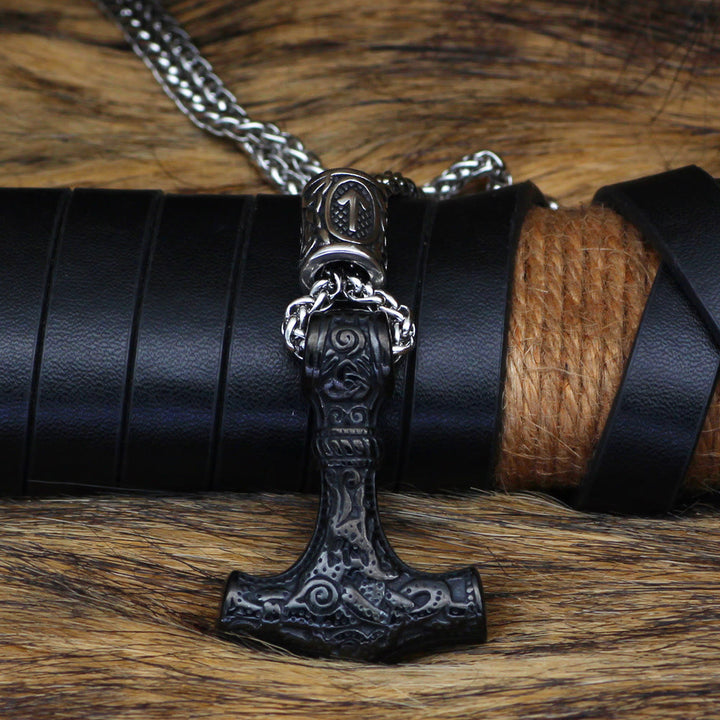WorldNorse Viking Mjölnir Thors Hammer Halskette