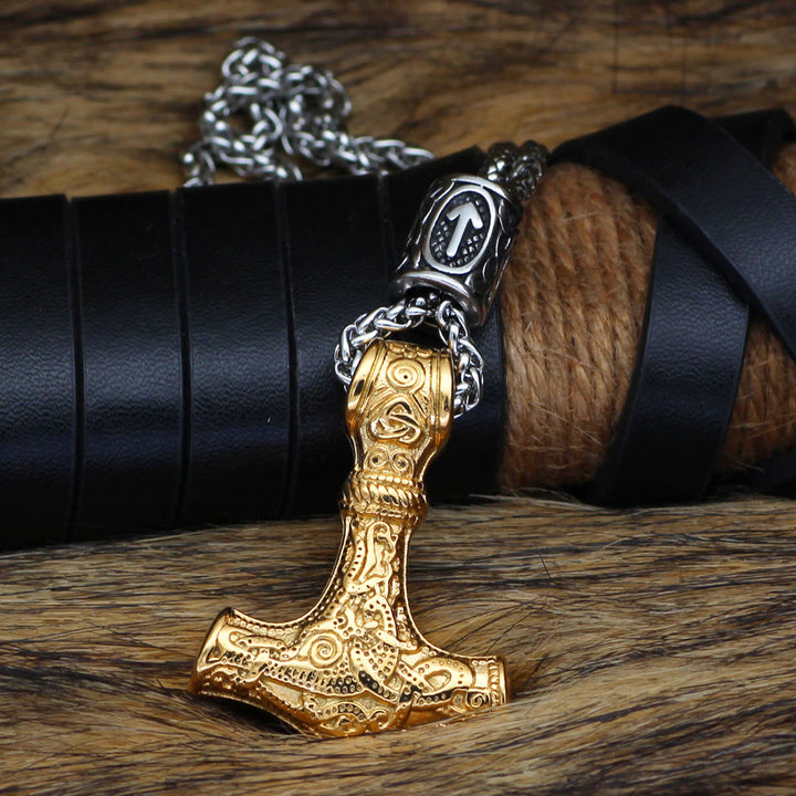 WorldNorse Viking Mjölnir Thors Hammer Halskette