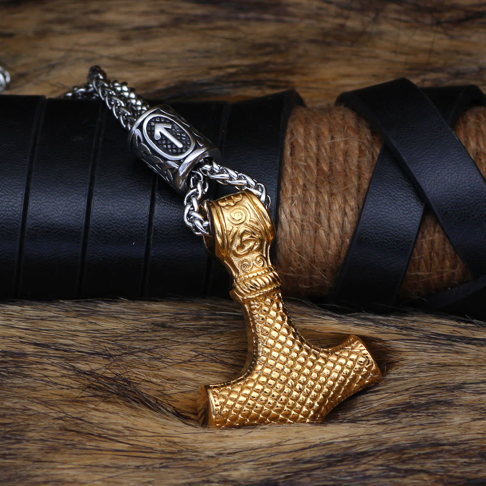 WorldNorse Viking Mjölnir Thors Hammer Halskette