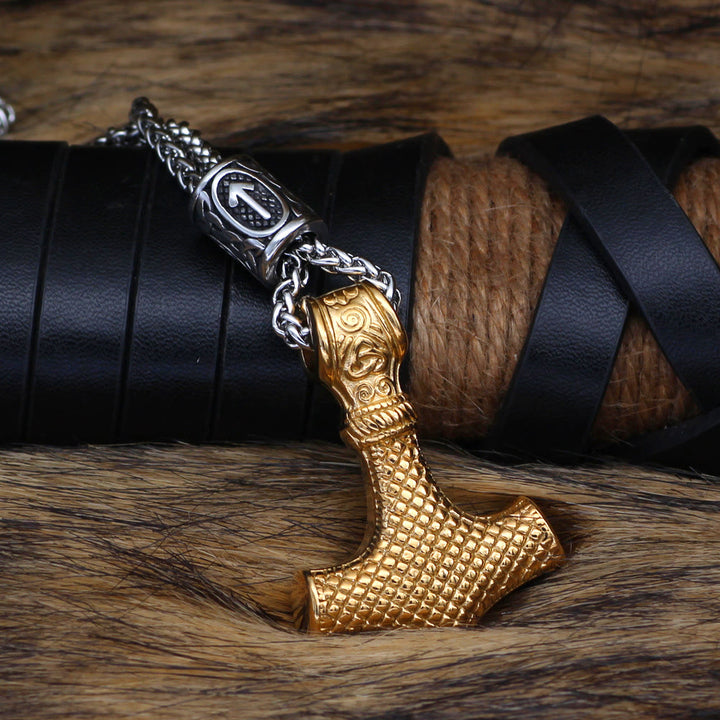 WorldNorse Viking Mjölnir Thors Hammer Halskette
