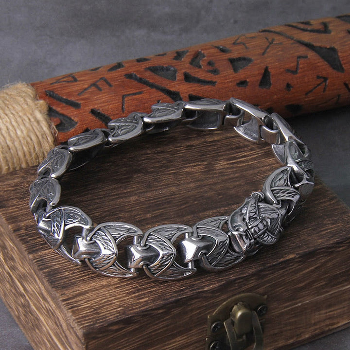 WorldNorse Das vergoldete Wikingerarmband mit Schlangenschuppen