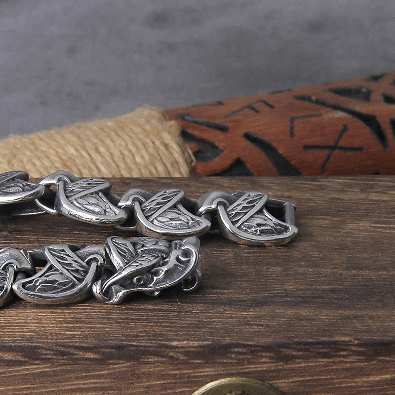 WorldNorse Das vergoldete Wikingerarmband mit Schlangenschuppen