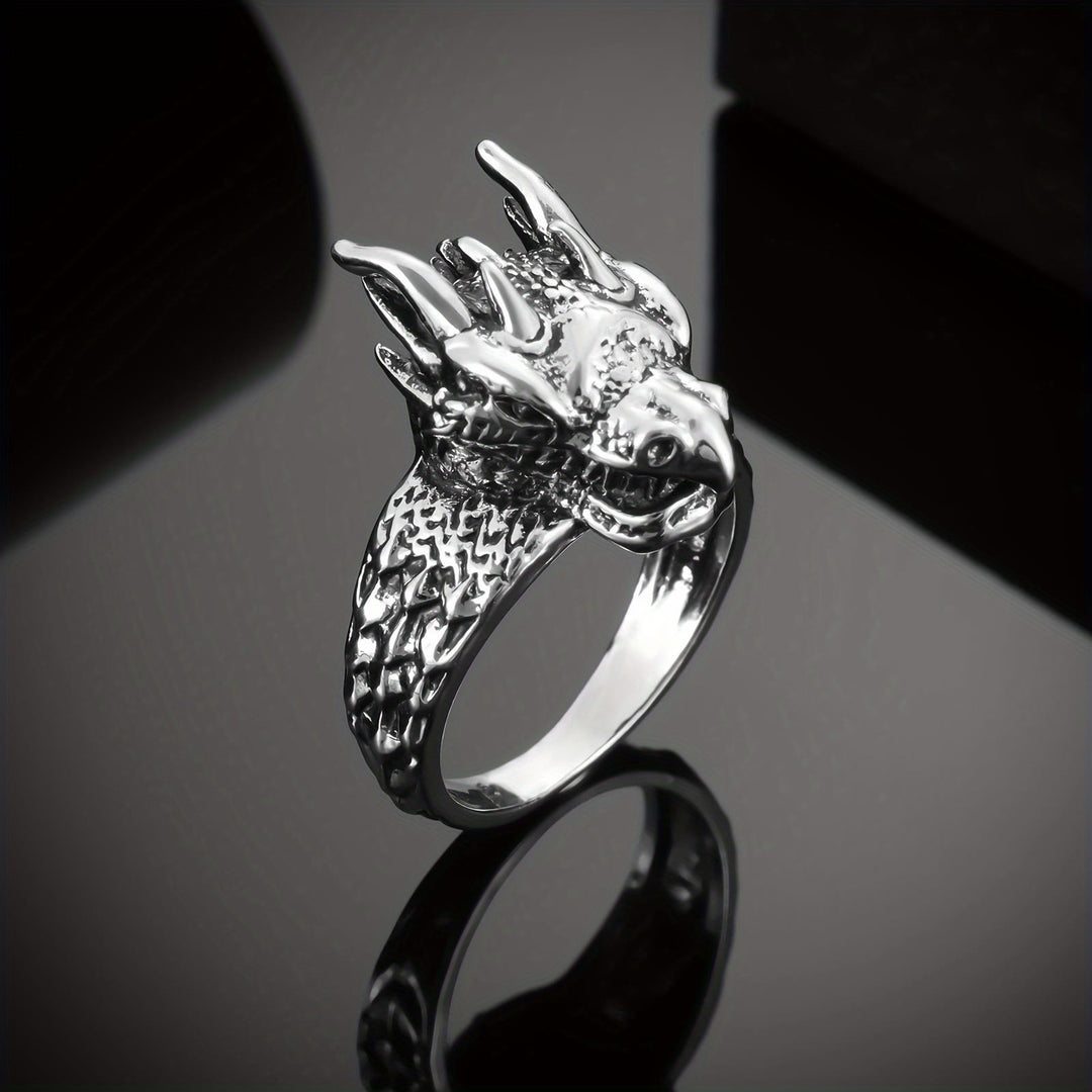 WorldNorse Jormungandr Drachenkopf Wikingerring