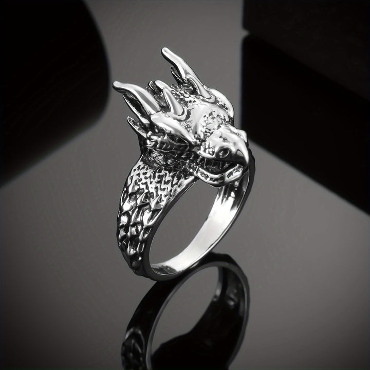 WorldNorse Jormungandr Drachenkopf Wikingerring