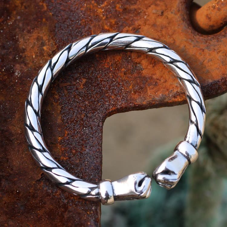 WorldNorse Kraft in der Hand Doppelfaust Vintage Armband