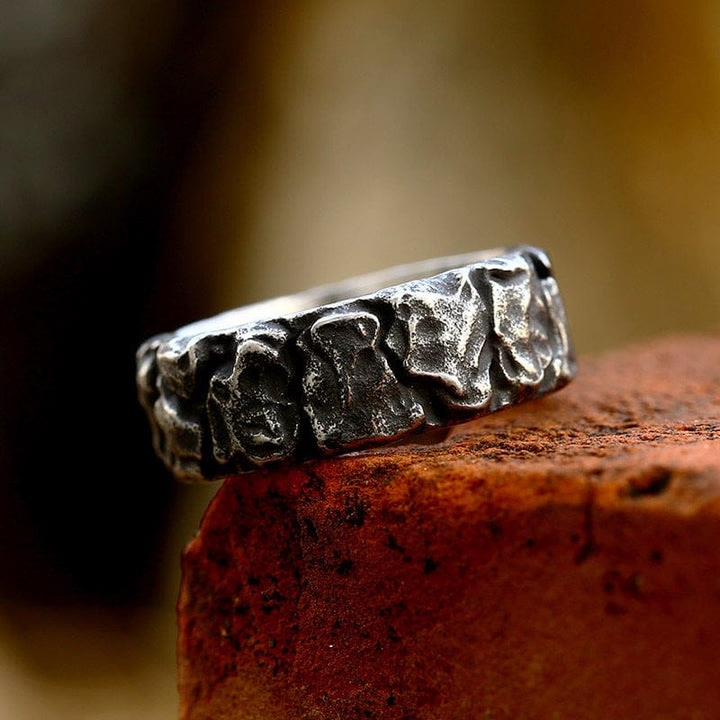 WorldNorse Stone Rune Edelstahl Wikingerring