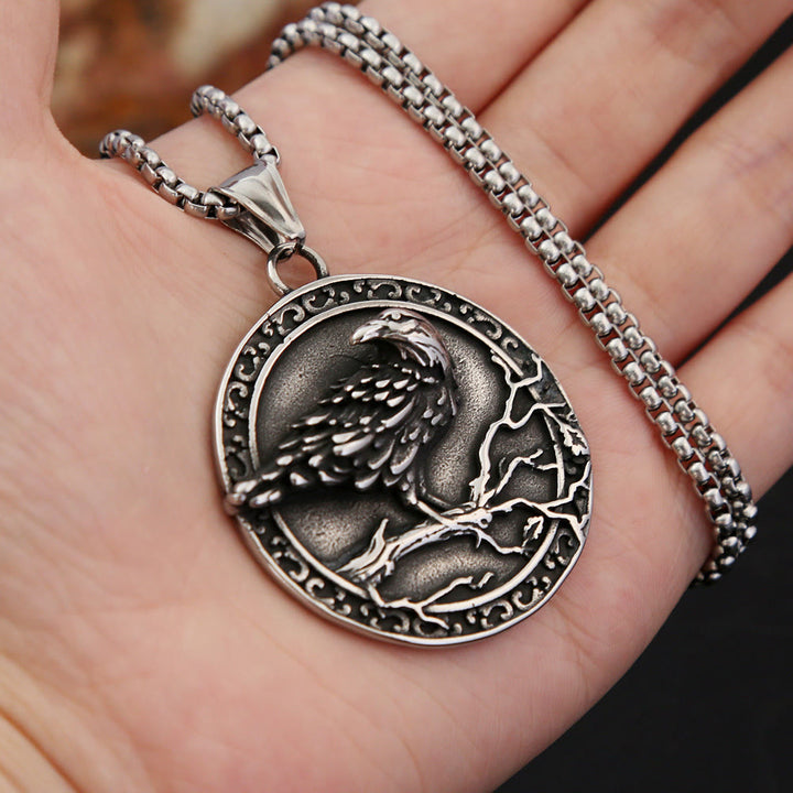 WorldNorse Vintage geprägte Raven -Odin