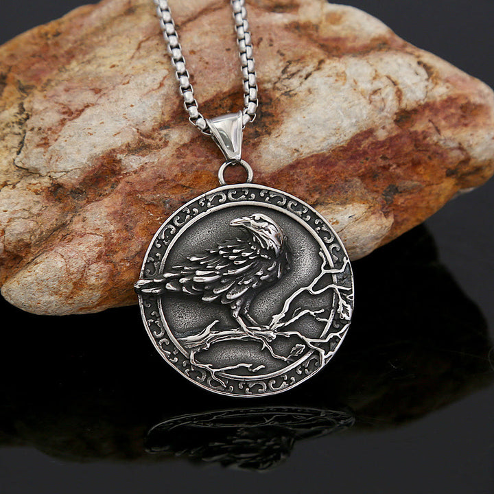 WorldNorse Vintage geprägte Raven -Odin
