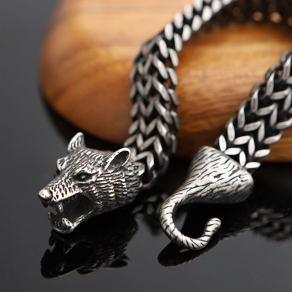 WorldNorse Nordisches Wikingeramulett Odins Wolf