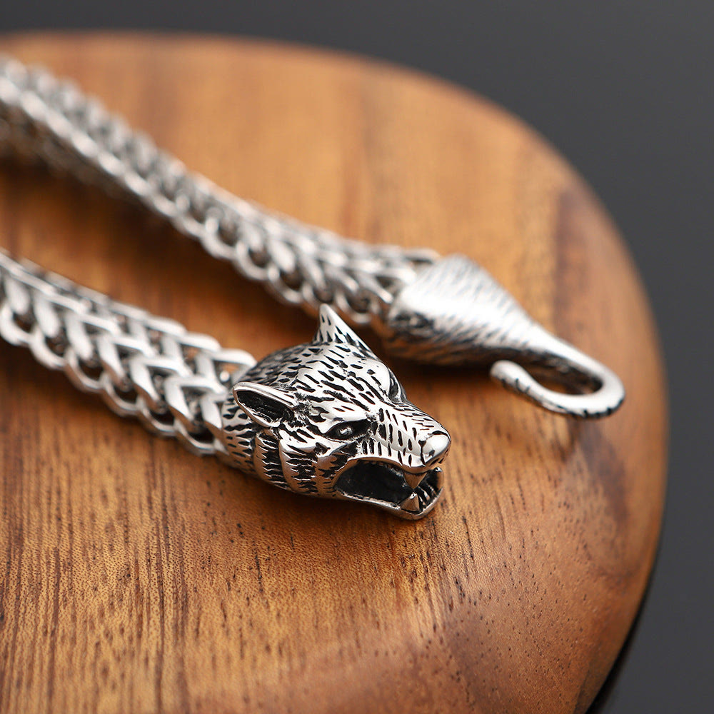 WorldNorse Nordisches Wikingeramulett Odins Wolf
