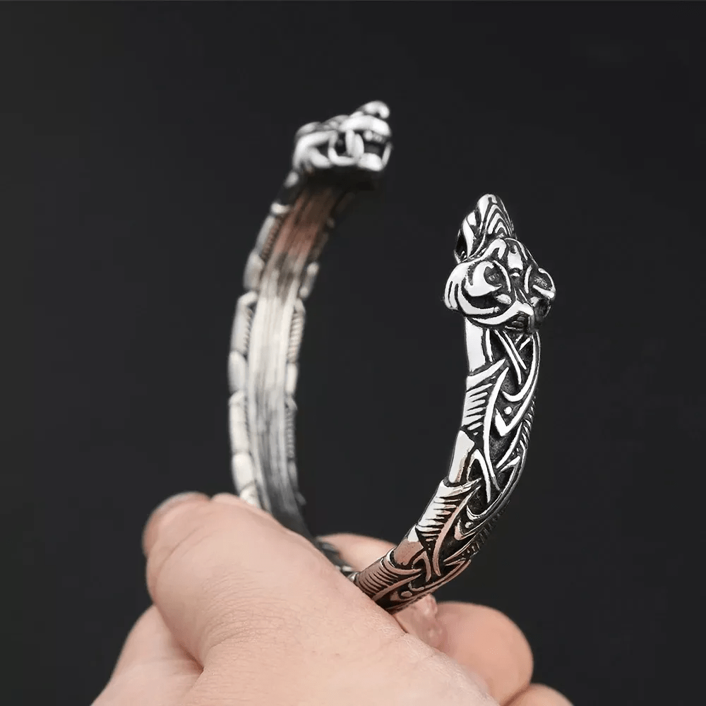 WorldNorse Fenrir der Wolf handgefertigtes Armband