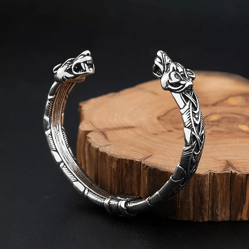 WorldNorse Fenrir der Wolf handgefertigtes Armband
