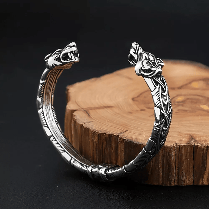 WorldNorse Fenrir der Wolf handgefertigtes Armband