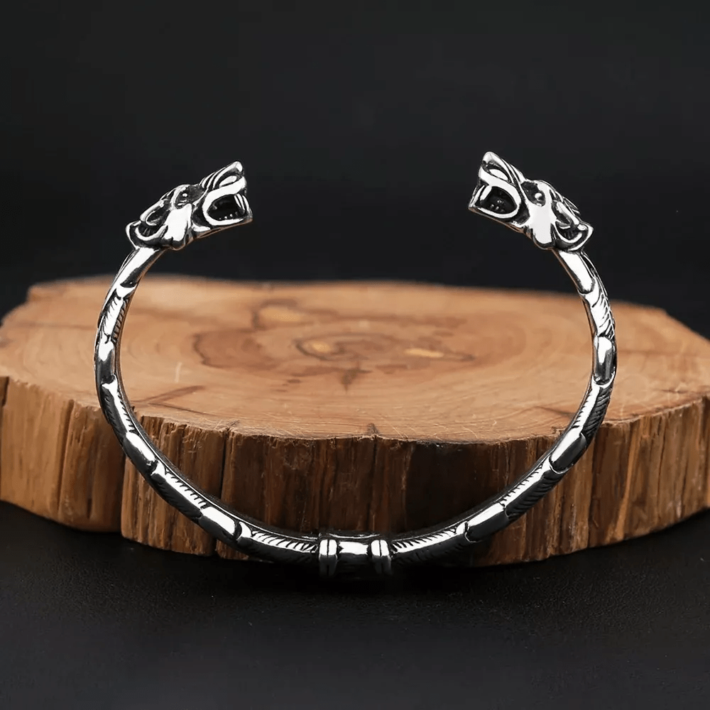 WorldNorse Fenrir der Wolf handgefertigtes Armband