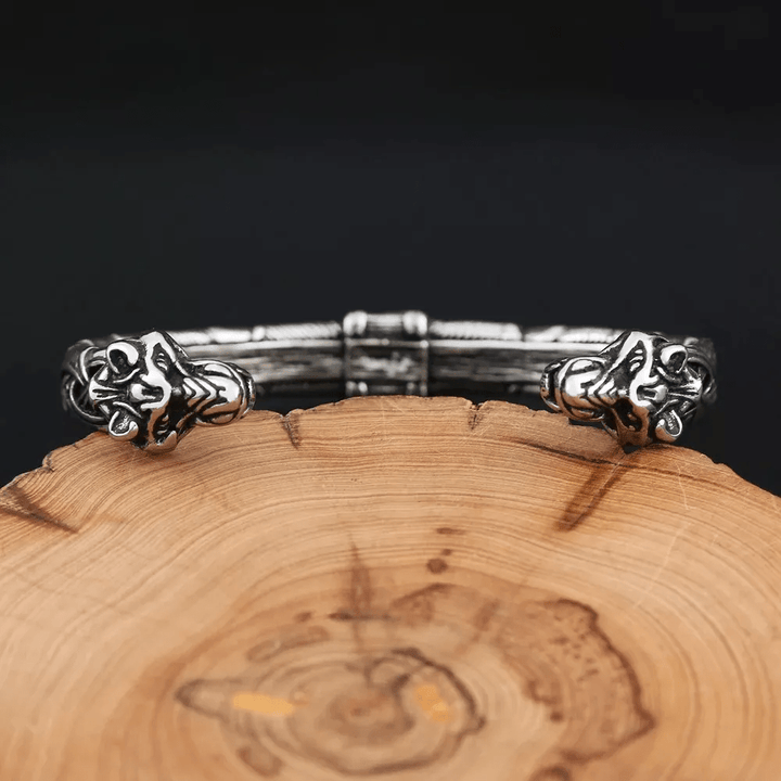 WorldNorse Fenrir der Wolf handgefertigtes Armband