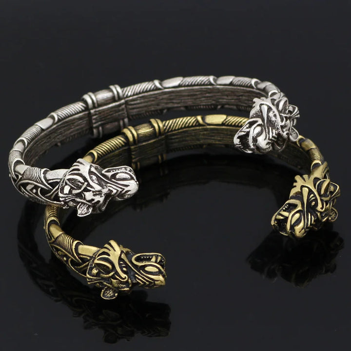 WorldNorse Fenrir der Wolf handgefertigtes Armband