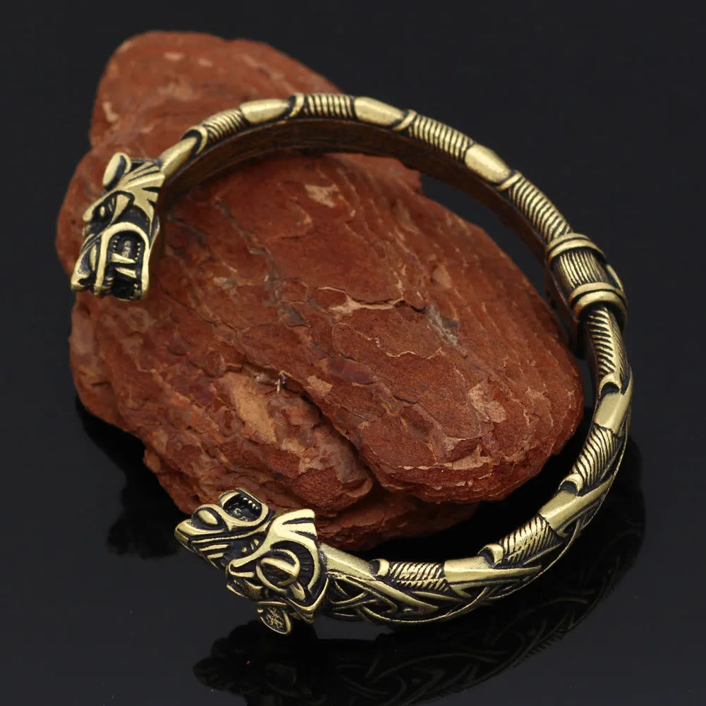 WorldNorse Fenrir der Wolf handgefertigtes Armband