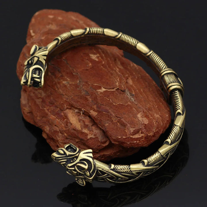 WorldNorse Fenrir der Wolf handgefertigtes Armband