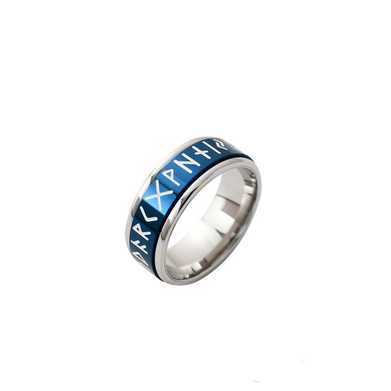WorldNorse Klassischer Ring im nordischen Rune, mehrfarbig