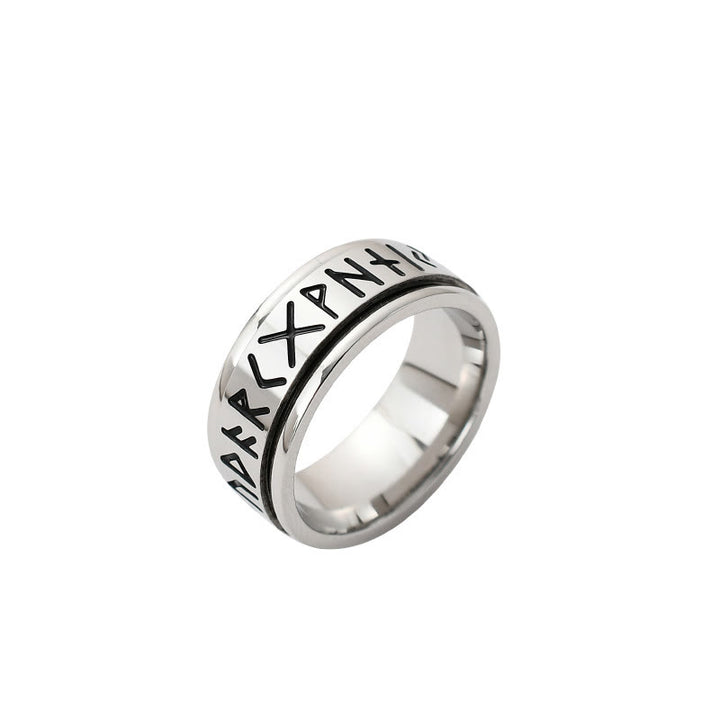 WorldNorse Klassischer Ring im nordischen Rune, mehrfarbig