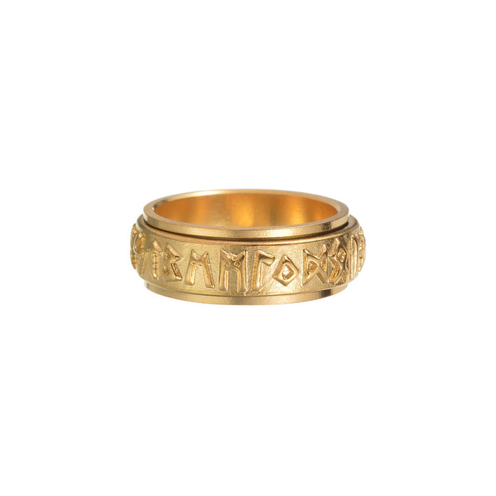 WorldNorse Klassischer Ring im nordischen Rune, mehrfarbig