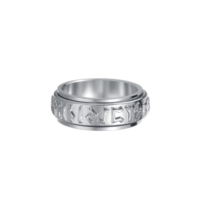 WorldNorse Klassischer Ring im nordischen Rune, mehrfarbig