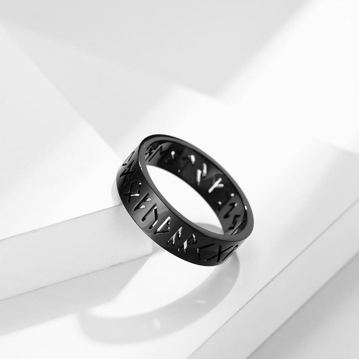 WorldNorse Klassischer Ring im nordischen Rune, mehrfarbig