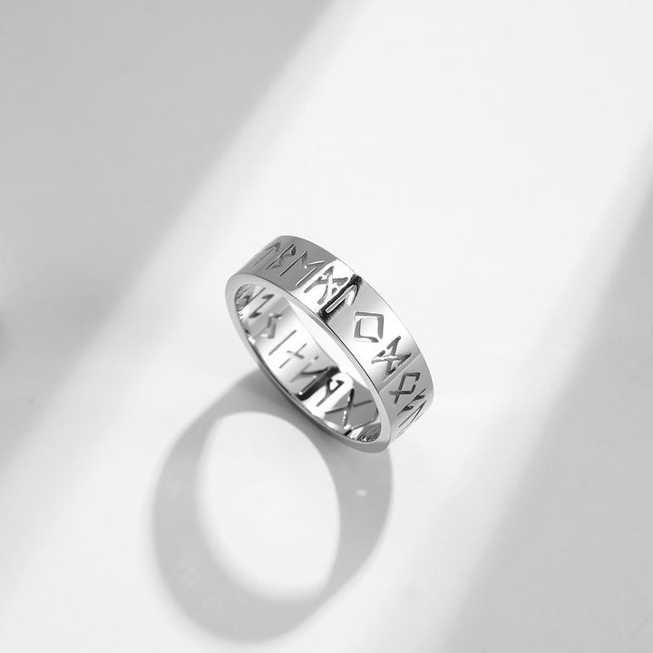 WorldNorse Klassischer Ring im nordischen Rune, mehrfarbig