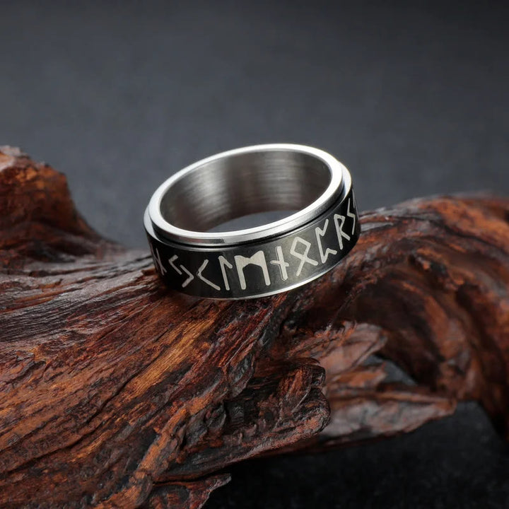 WorldNorse Klassischer Ring im nordischen Rune, mehrfarbig
