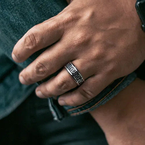 WorldNorse Nordischer Keltischer Knoten -Ring mit Dreifaltigkeitsmuster