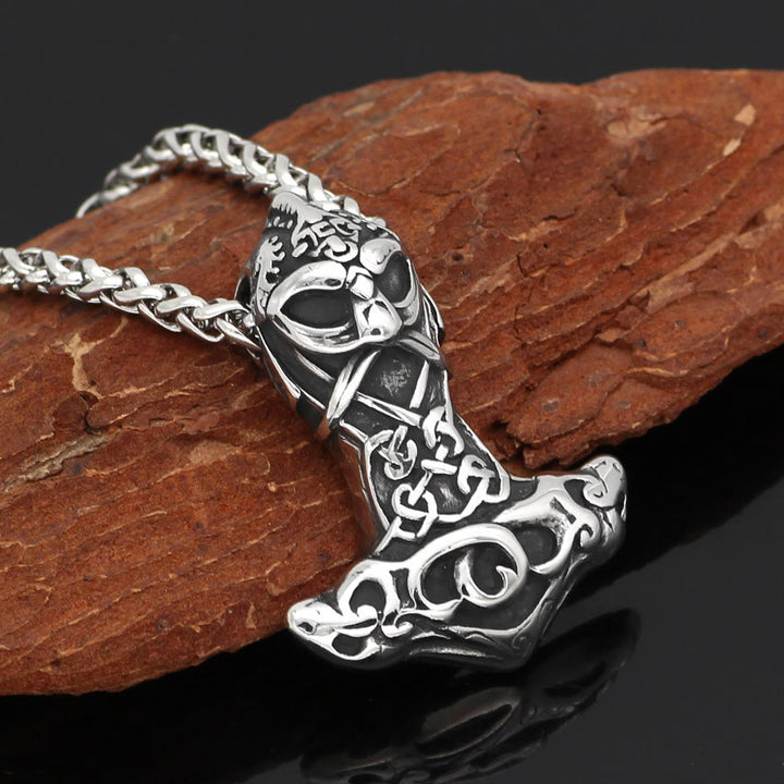 WorldNorse Berserker Mjölnir Odin Thors Hammer Halskette