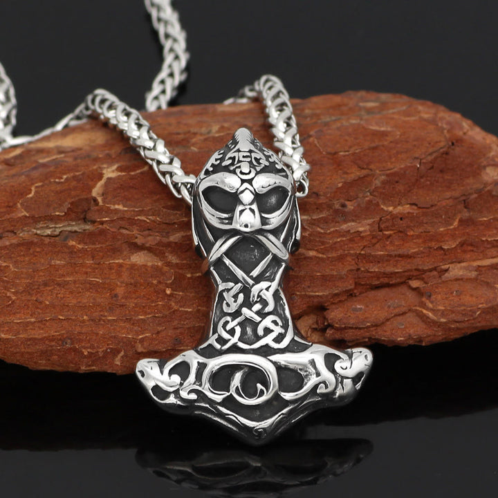 WorldNorse Berserker Mjölnir Odin Thors Hammer Halskette