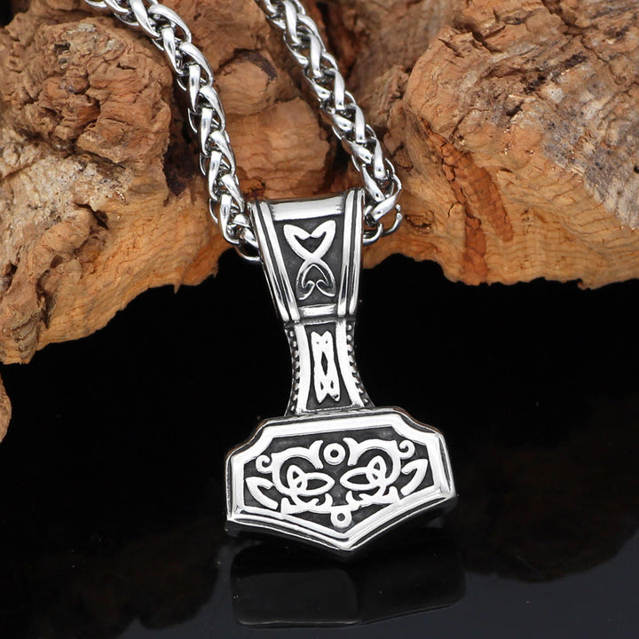 WorldNorse Thor Hammer Wikinger-Amulett Halskette im nordischen Stil
