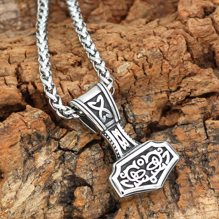 WorldNorse Thor Hammer Wikinger-Amulett Halskette im nordischen Stil