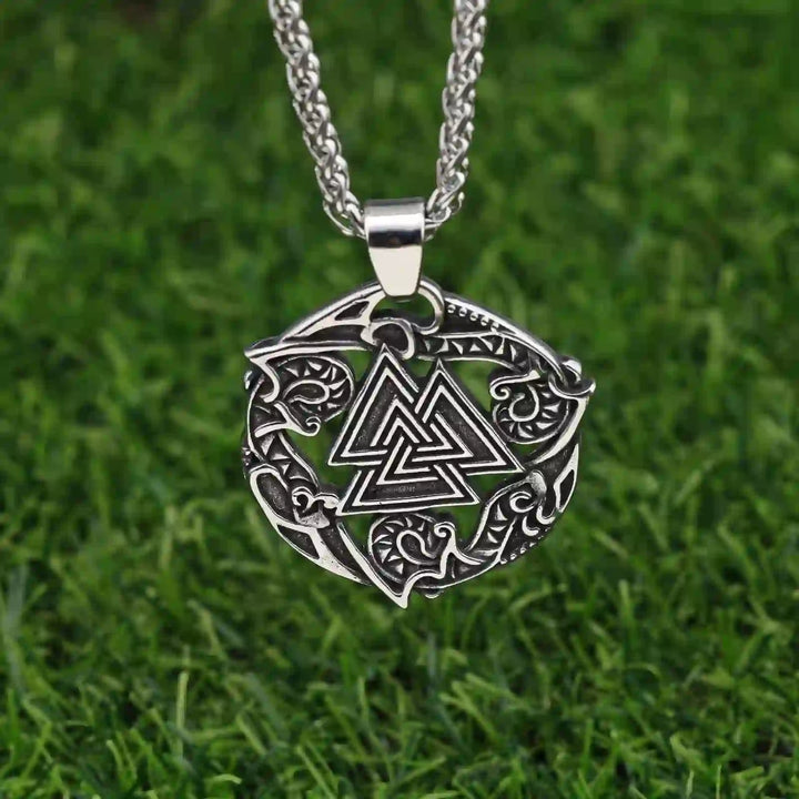 WorldNorse Valknut Odin Wikinger Symbol Halskette