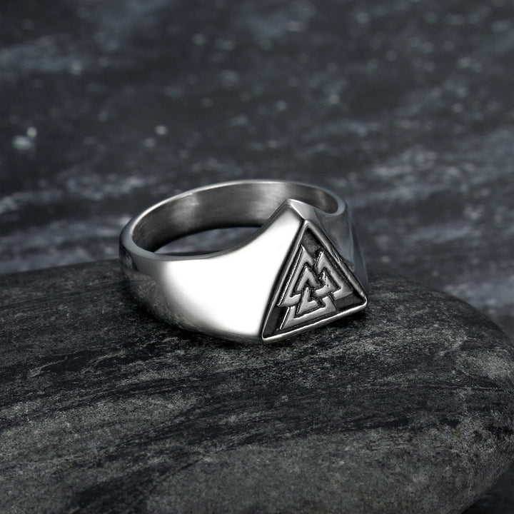 WorldNordisches Dreieck Wikinger Mythos Valknut Siegelring