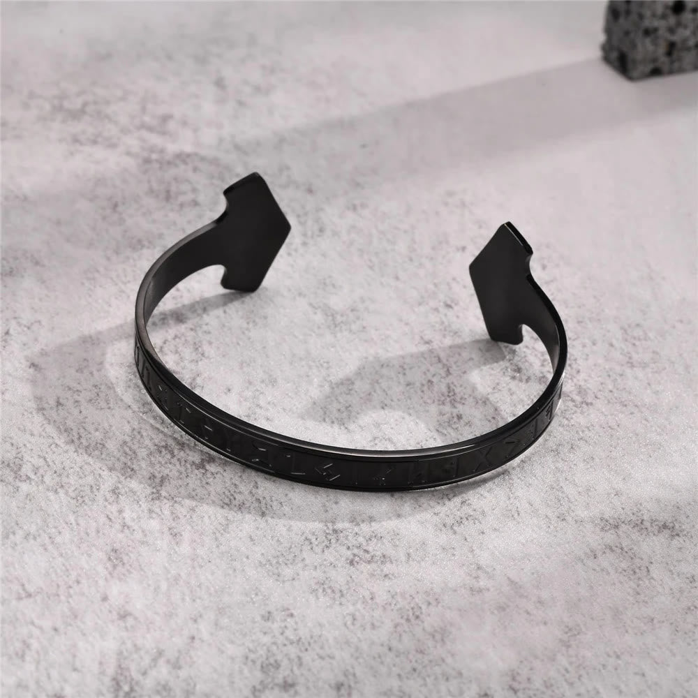 WorldNorse Mjölnir Keltischer Knoten Armreif Rune