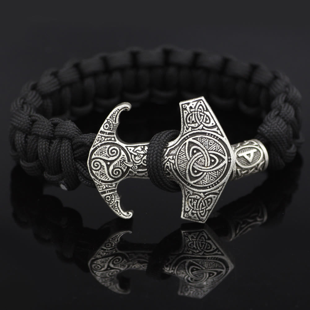 WorldNorse Odin Rune Bead Thor Hammer Mjölnir Armband
